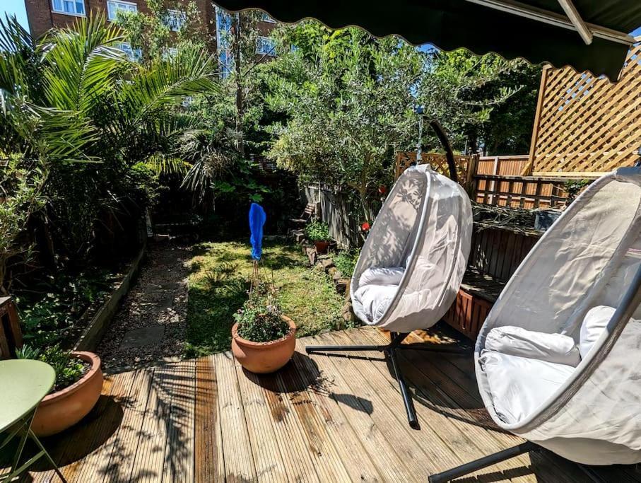 Charming 2-Bed Garden Flat Leilighet London Eksteriør bilde